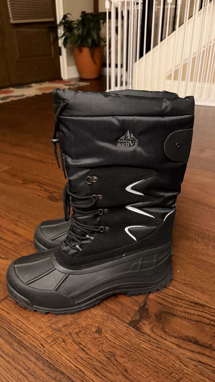 Nortiv8 Mountaineer-1M Insulated Waterproof Winter Snow Boots